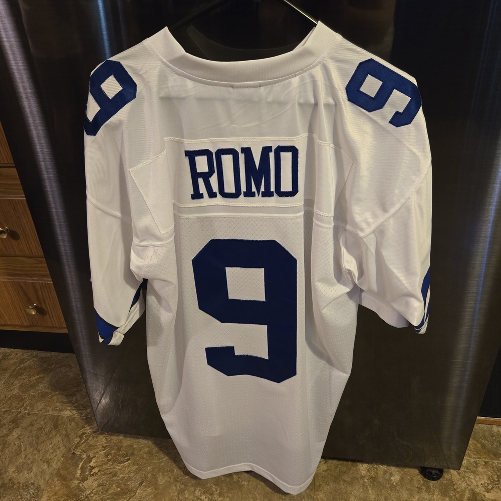 NFL White and Blue Men's Jersey